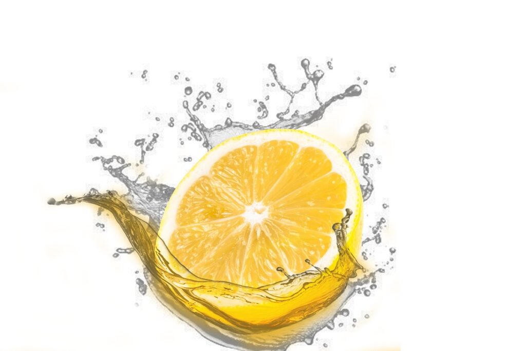 Limone con un po' d'acqua