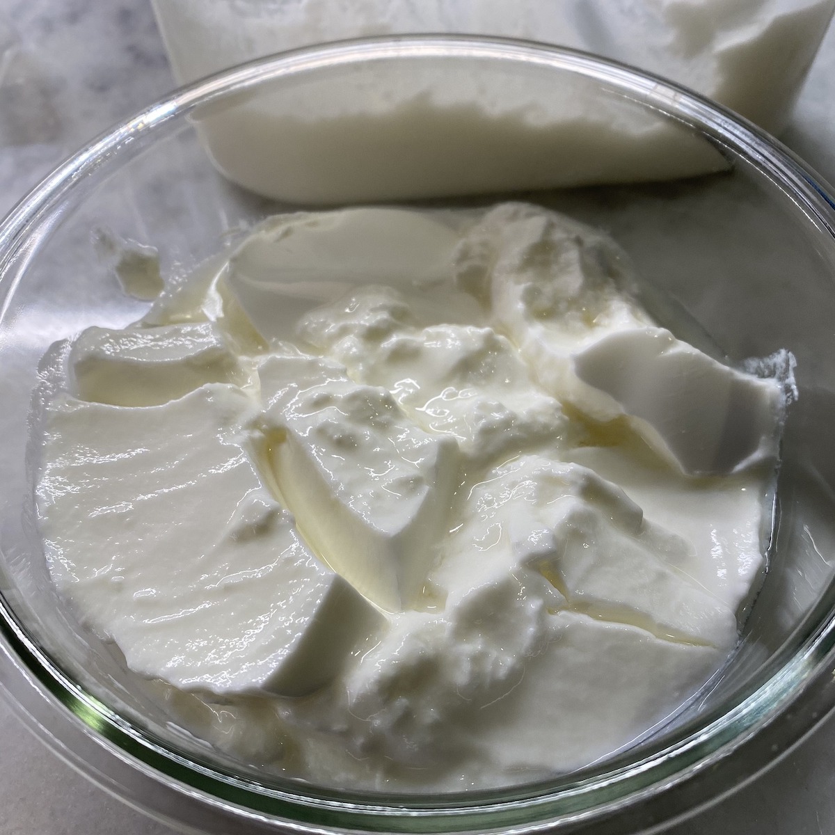 Scodella di yogurt