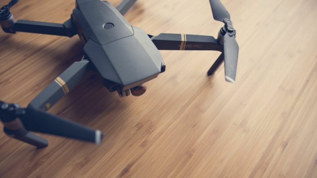 parquet con il drone