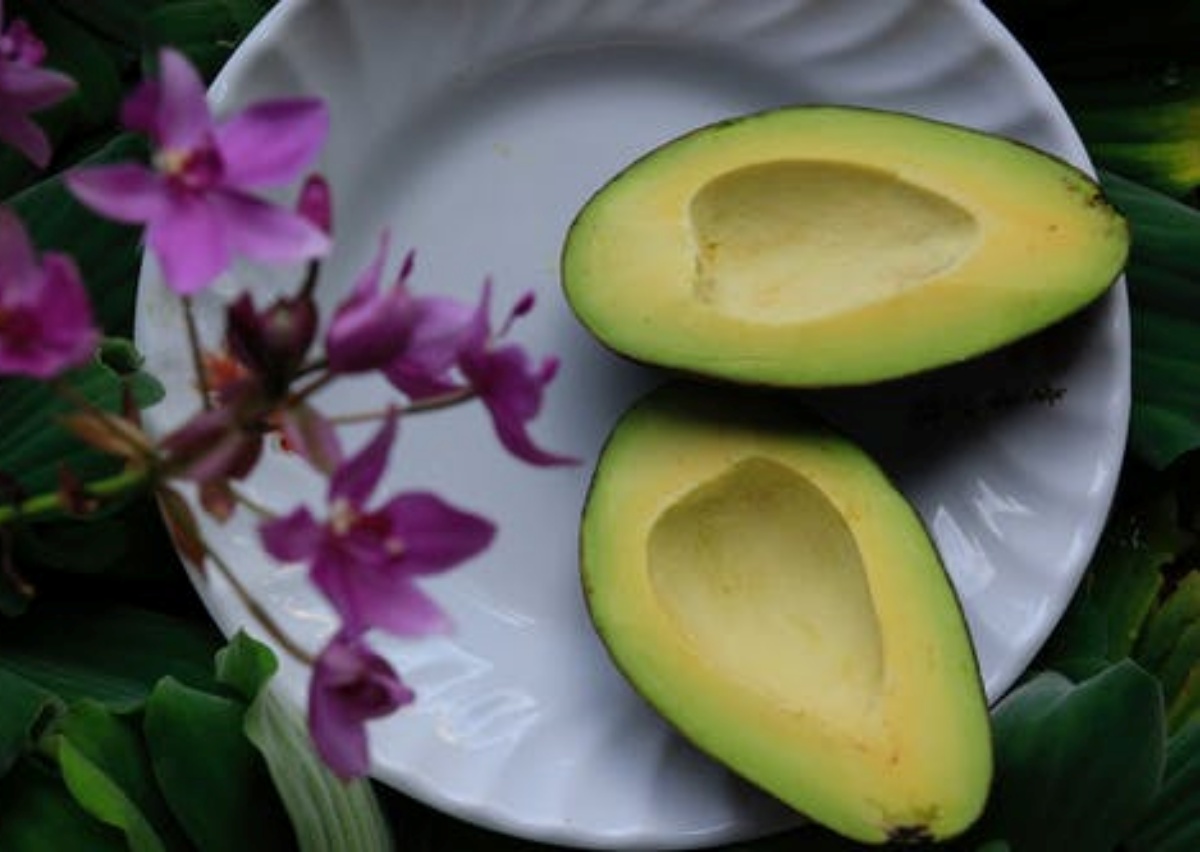 avocado a metà