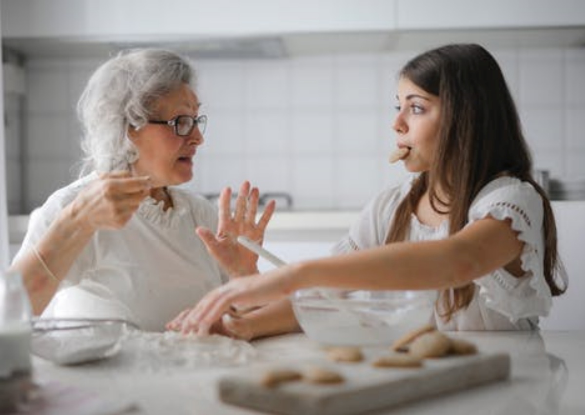 nonna con nipote