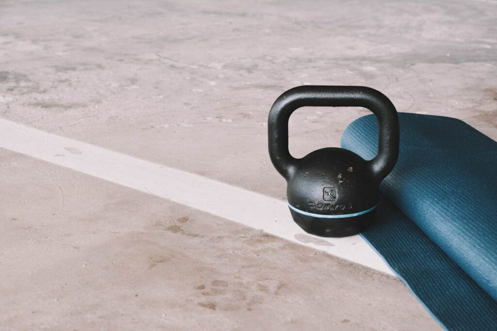 Kettlebell a terra