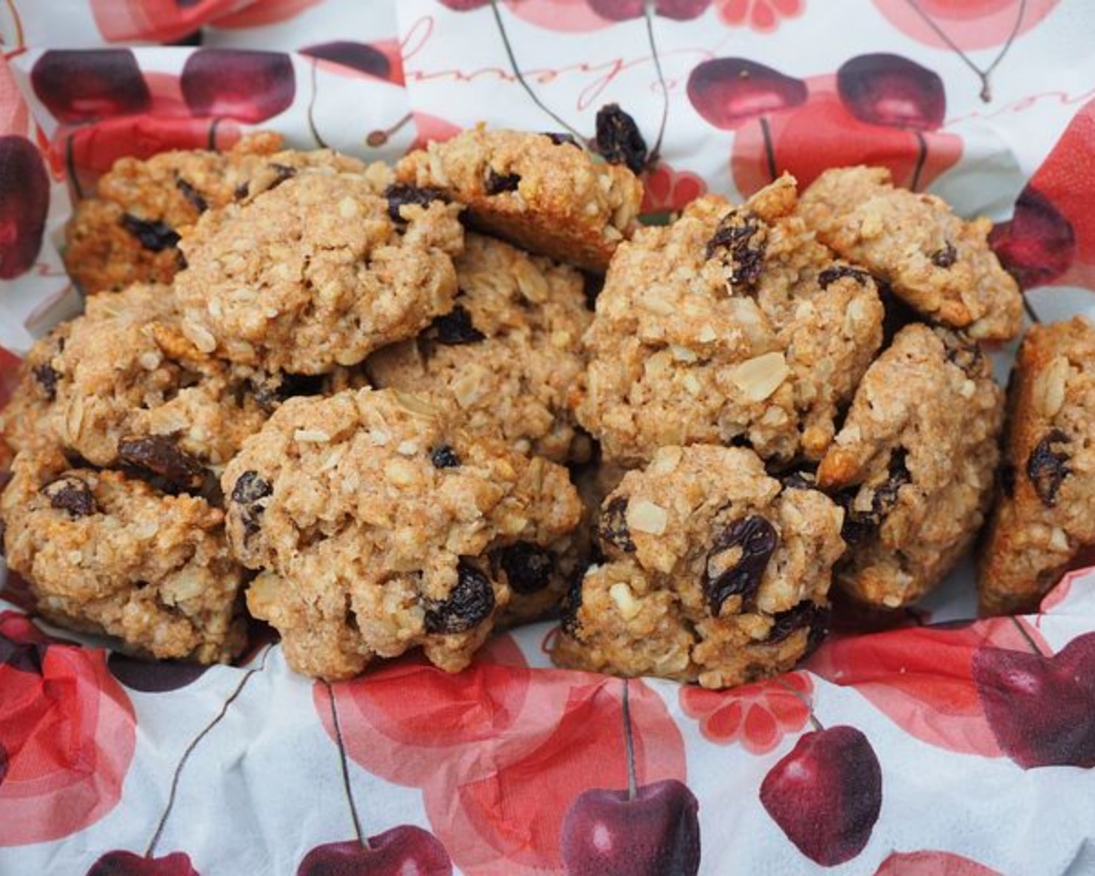 biscotti all'avena e uvetta