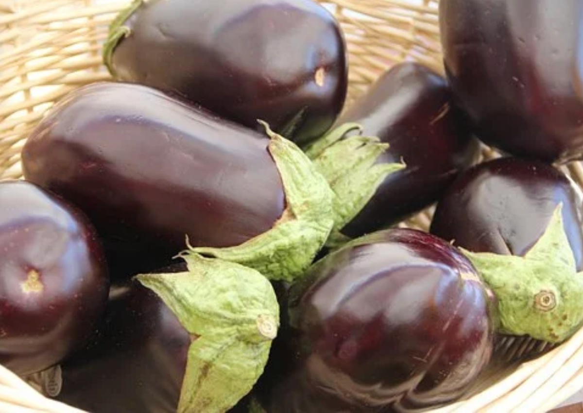 cestino con melanzane