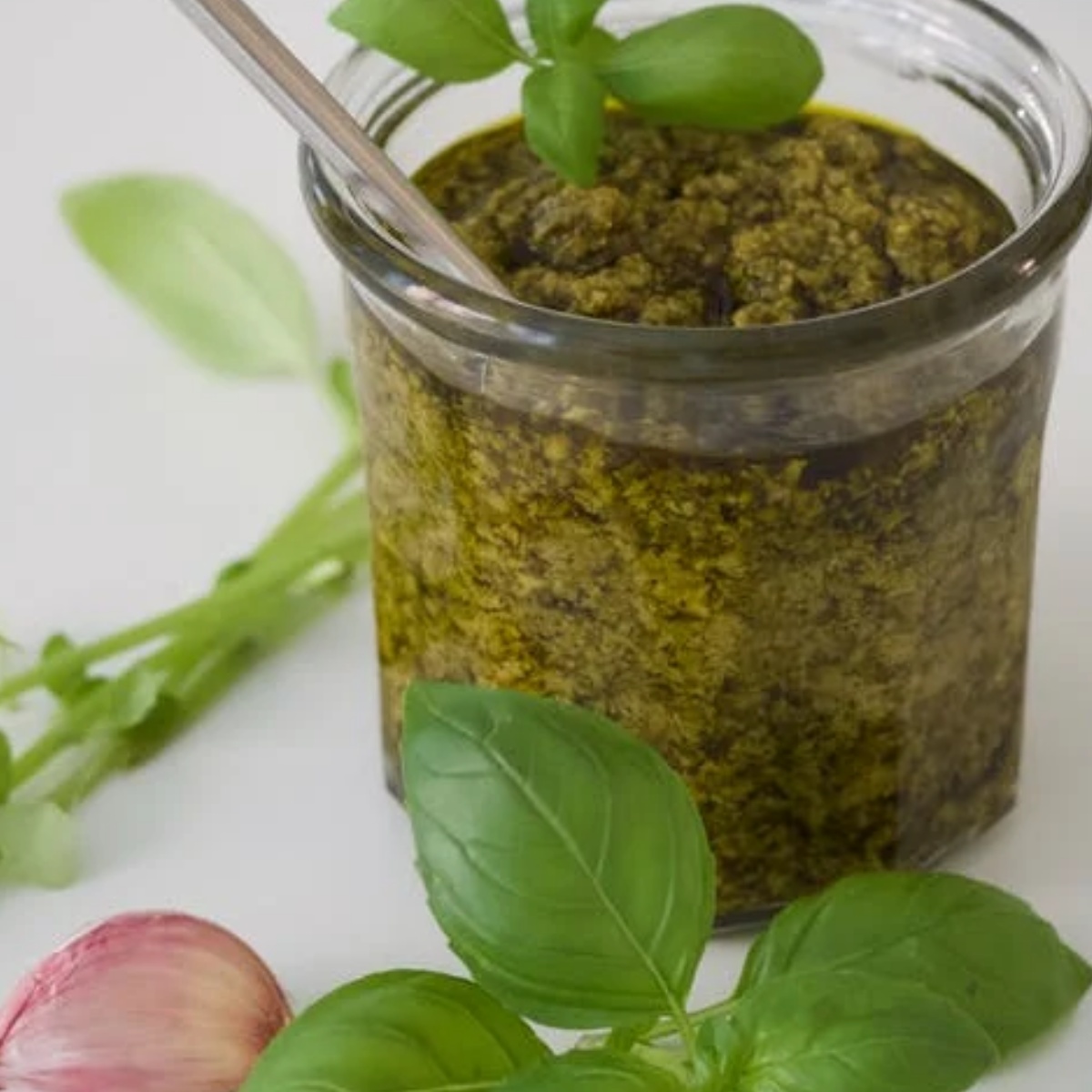 bicchiere di pesto