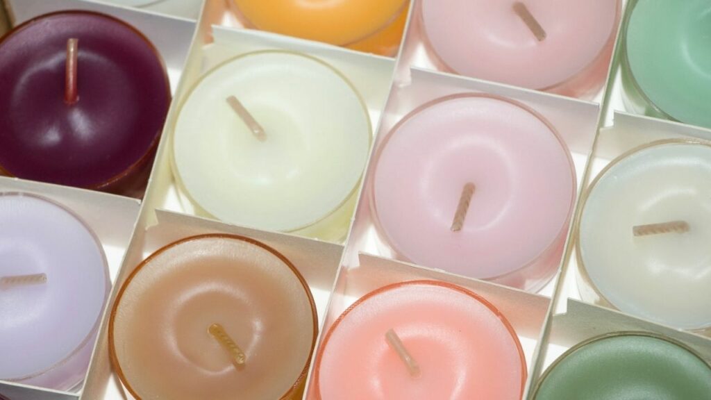 candele colorate fatte in casa