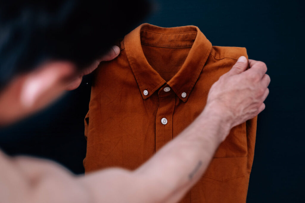 Camicia arancio