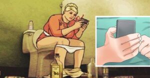 Perché non dovresti portare il telefono in bagno… fa male alla salute!