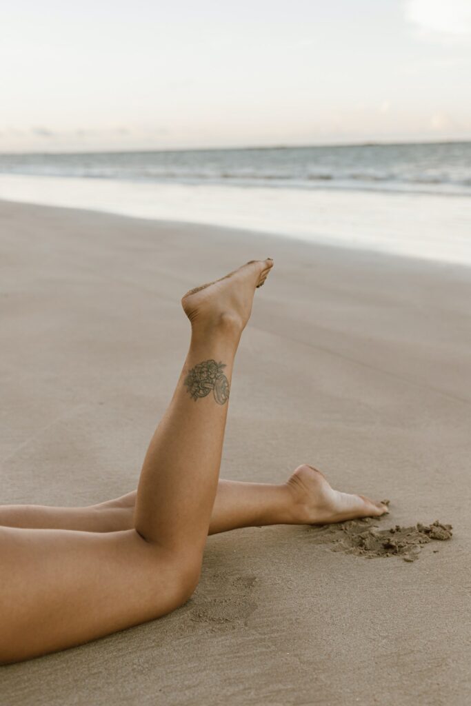 Gambe sulla sabbia