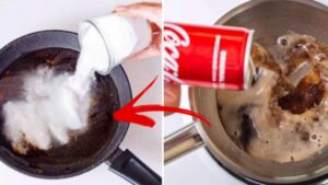 Pulizia pentole e padelle: il metodo “sale e Coca-Cola”