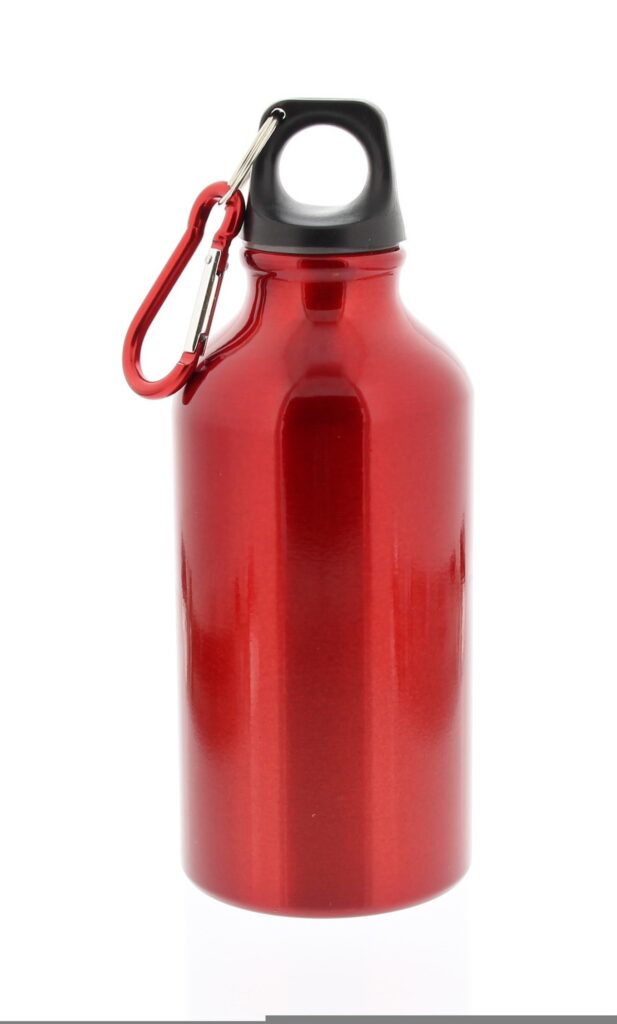 Bottiglia in alluminio rossa