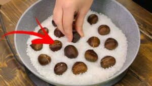 Ricetta per delle castagne gustose e fragranti: sarà necessario un solo ingrediente