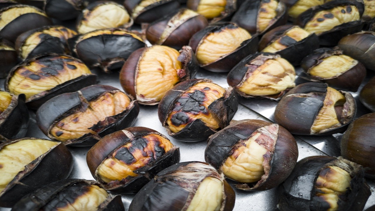 castagne al forno