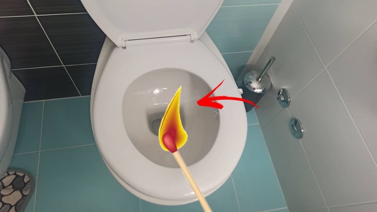 toilette e fiammifero