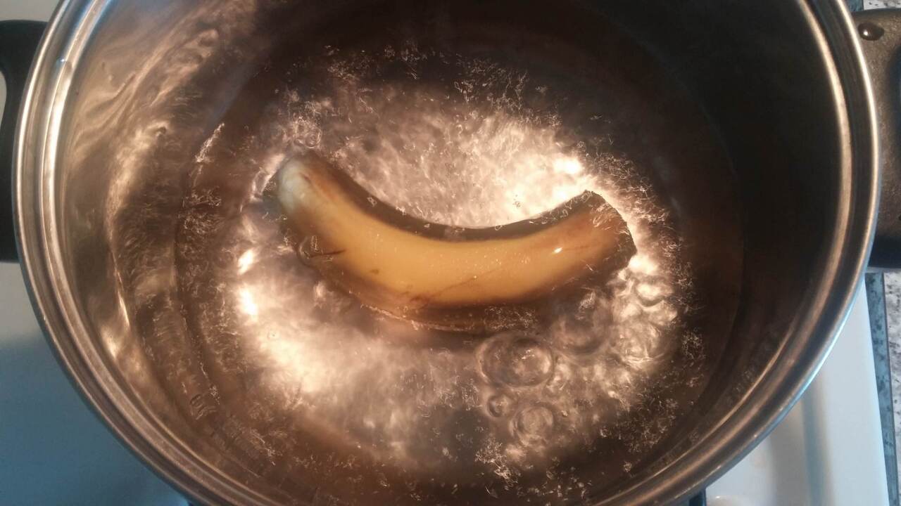 banana bollita