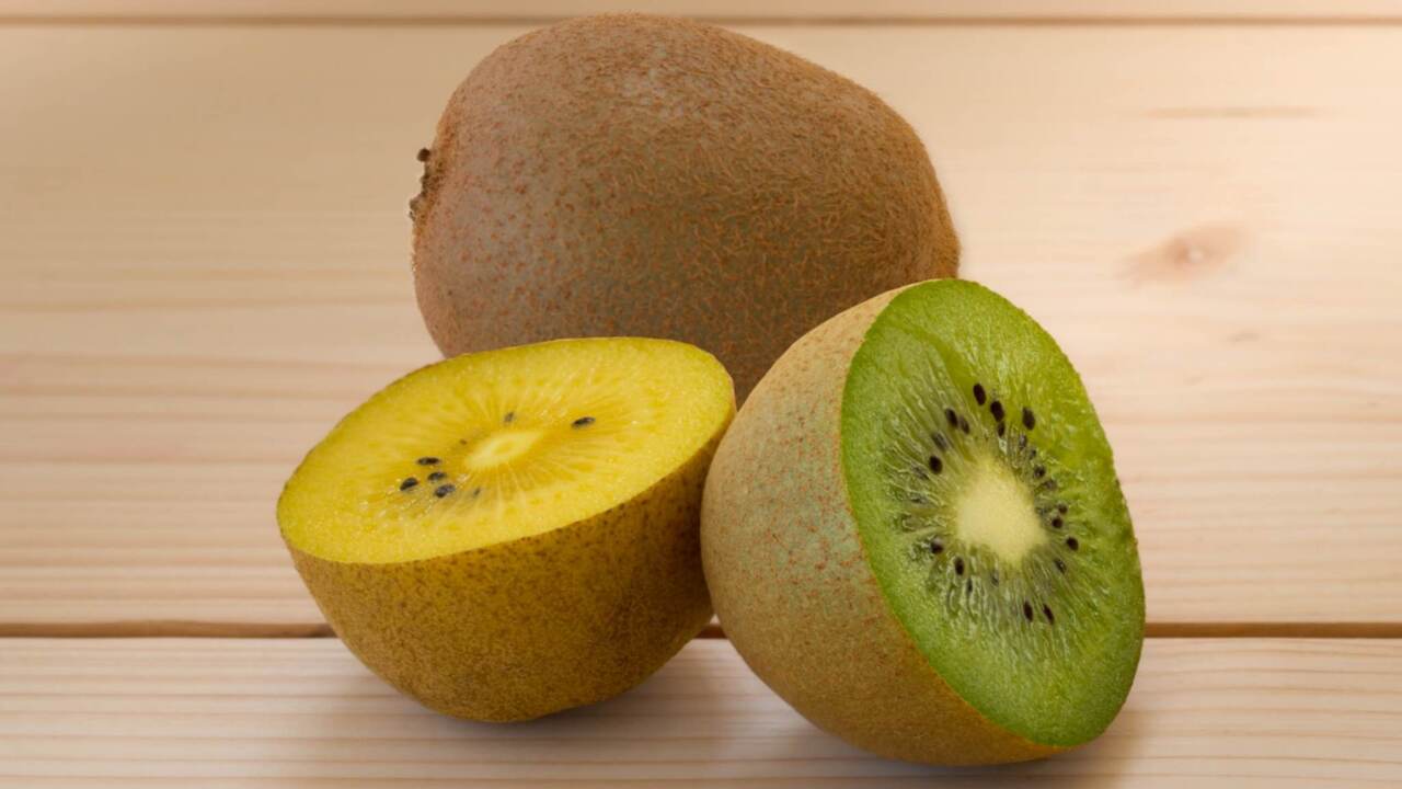 kiwi giallo e verde