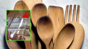 Utilizza questo metodo sorprendente: avrai mestoli di legno sgrassati e puliti