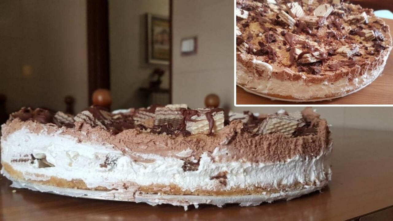 semifreddo panna e nutella