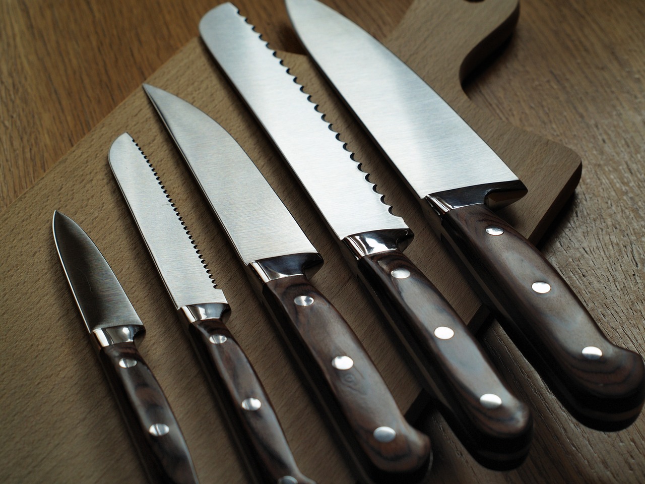 Set di coltelli acciaio
