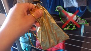 Come allontanare i piccioni dal bucato utilizzando un sacchetto e 3 spezie