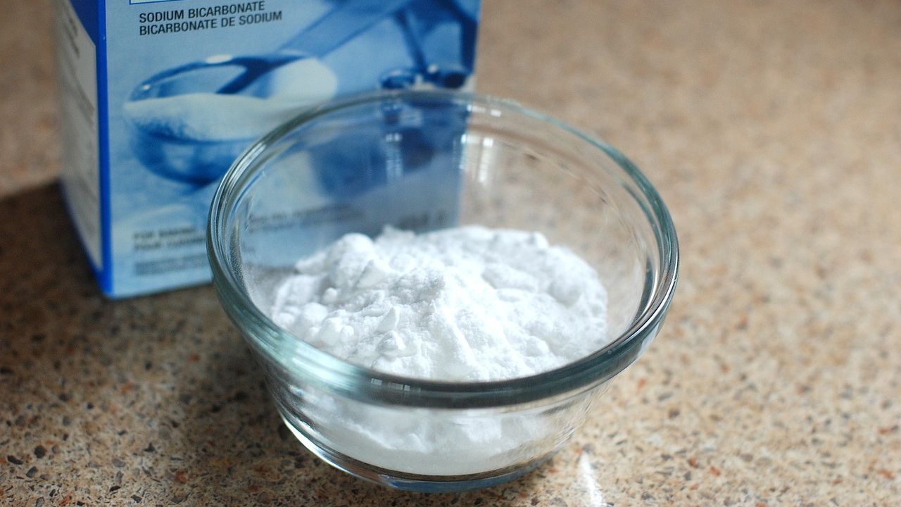 Confezione di bicarbonato di sodio