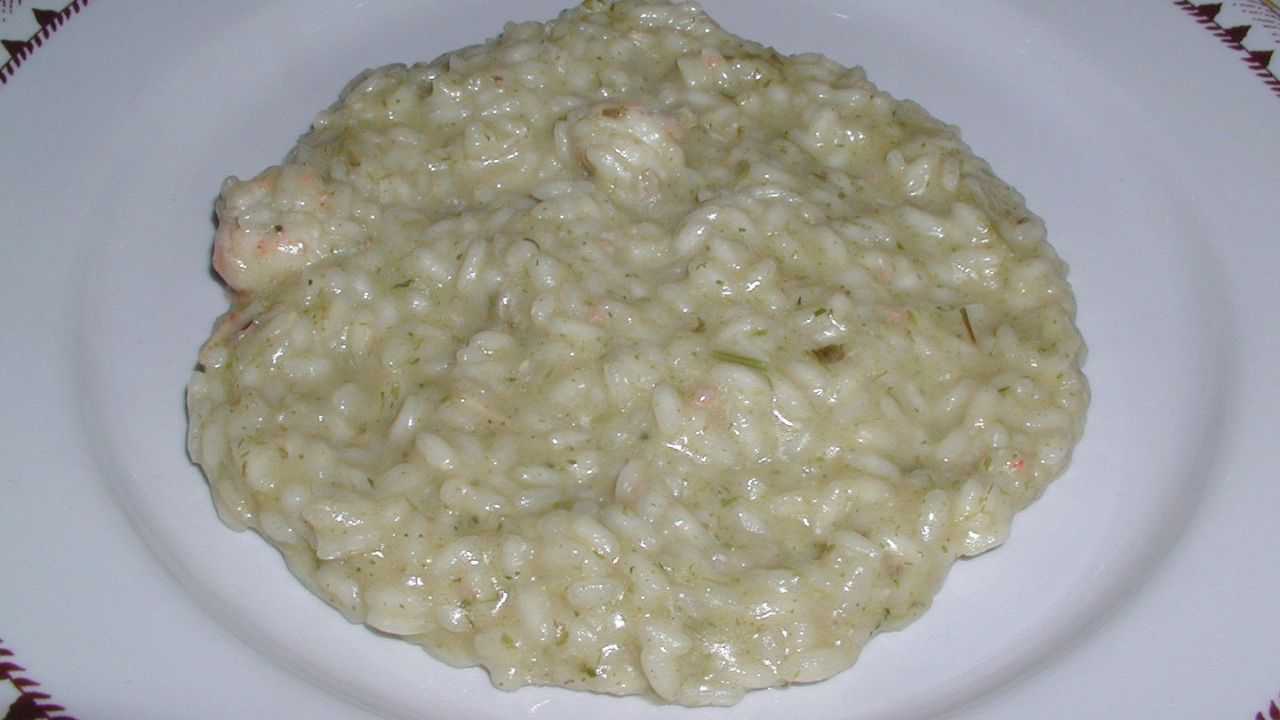 Risotto con bruscandoli