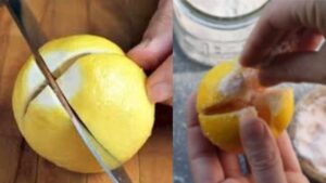 Fai una croce sul limone e riempilo di sale, è il rimedio della nonna che farà davvero la differenza in casa tua