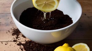 Fondi di caffè e limone: se solo lo avessi saputo prima