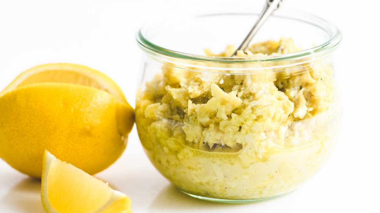 pesto con limoni biologici
