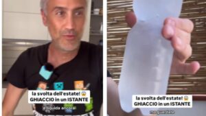 Il professor Vincenzo Schettini crea il ghiaccio in pochissimi istanti… il video diventa virale!